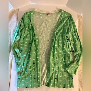 Merona cardigan with whales size M